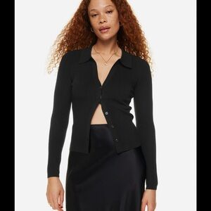 Aritzia Babaton Black Cove Cardigan